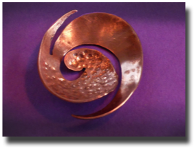copper pendant prototype